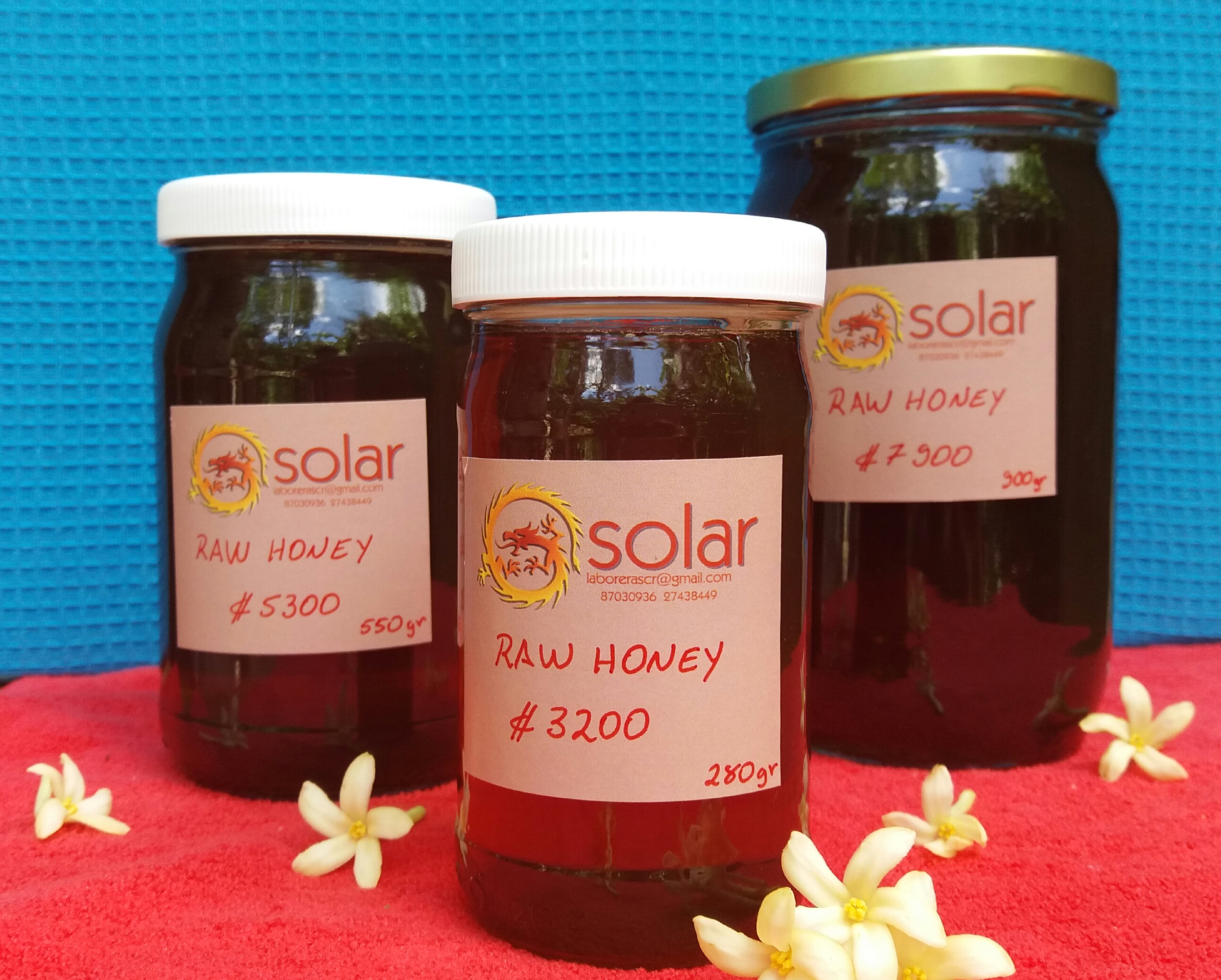 glass jar with honey