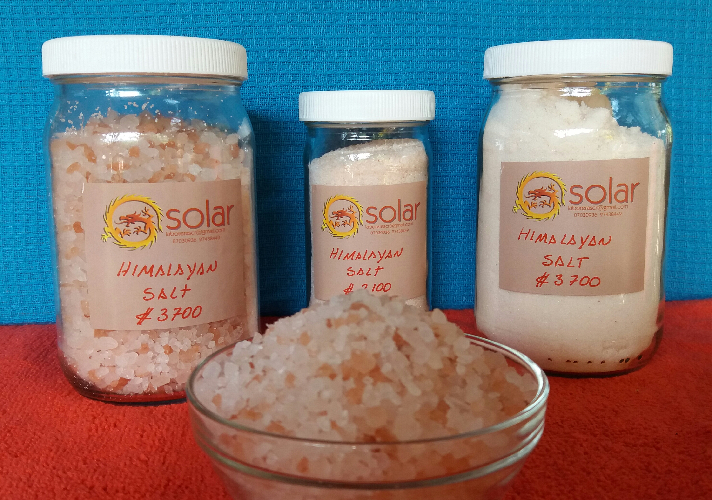 glass jar of salt