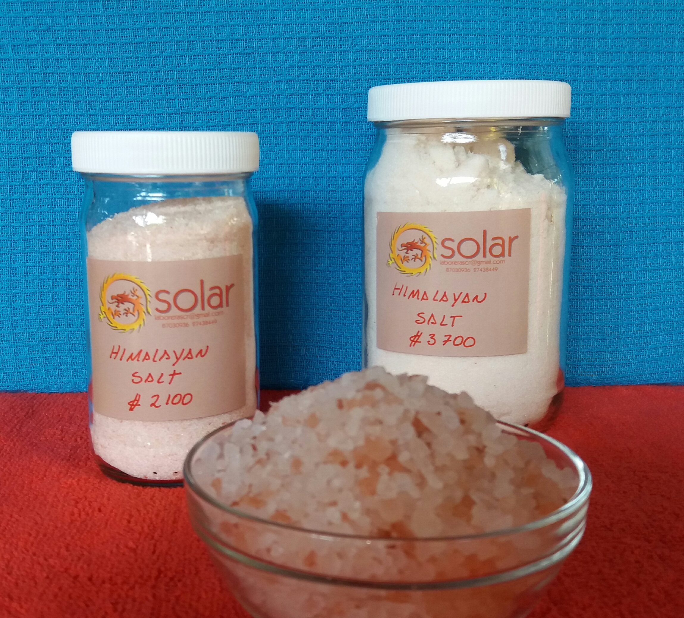 glass jar of salt