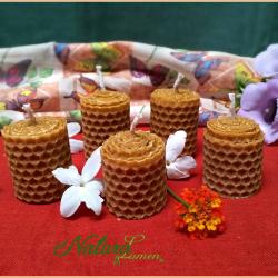 Votive beeswax candles (pack of 5)